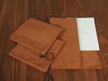 새상품 에드워드 그린 가로 로고기 4세트 책자 정품 슈즈 백 크로스