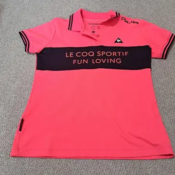 르꼬끄 스포르티브 골프 피케 셔츠 M 사이즈 핑크