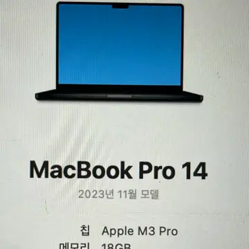 맥북 프로 14 M3 Pro 18G / 512G 스페이스 블랙 | 노트북/넷북 | 번개
