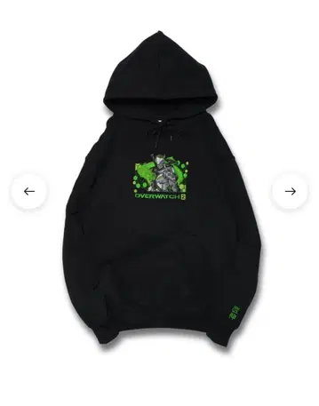 vaultroom Overwatch 겐지 후드티 블랙