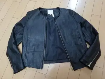 B:MING의 양가죽 자켓 빔즈 천연 가죽 점퍼 블랙 M 사이즈