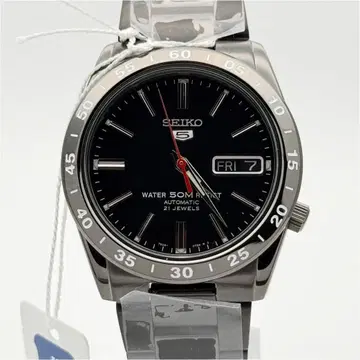 세이코 5 블랙 SNKE03KC 오토매틱 남성용 손목시계