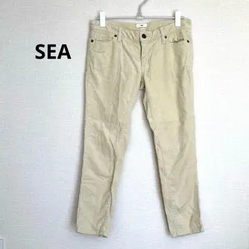 SEA 시 코듀로이 스키니 팬츠 로우라이즈 사이즈 0