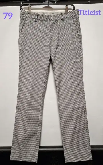 Titleist 하운드투스 체크 슬림핏 팬츠