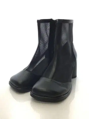 HARE 부츠/M/BLK/hal08016bp/오블리크 토 메쉬 부츠