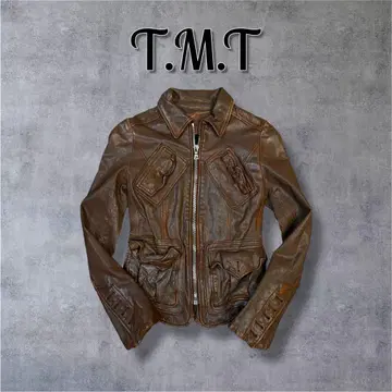 [ 초레어 ] 90s 00s T.M.T 리얼 빈티지 가죽 자켓