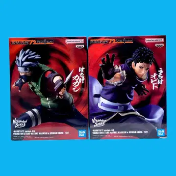 NARUTO 72 시리즈 하타케 카카시 & 우치하 오비토 피규어 세트
