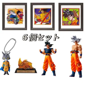 드래곤볼 가챠가챠 6개 세트
