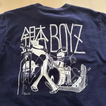 [최종 가격 인하] 긴코 BOYZ 티셔츠 네이비 M 사이즈