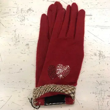 데드스탁 새상품 레트로 ANNASUI 스마트폰 대응 니트 그로브 장갑