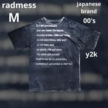 radmess (MEN'S BIGI) M y2k 페이드 그레이 그런지