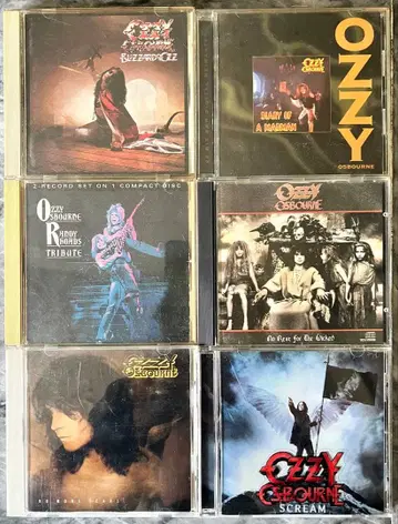 OZZY OSBOURNE CD 6장 일괄 판매 Tribute 외