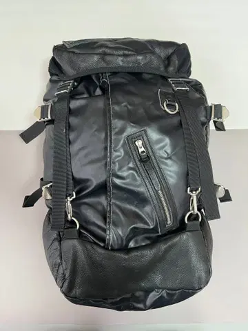 DECADE 블랙 롤탑 백팩 백팩