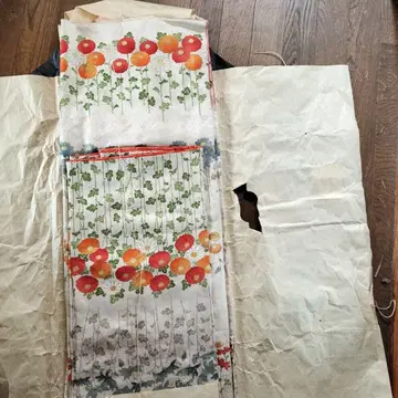 기모노 호몬기 꽃무늬 교토 다이마루