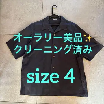 새상품급 오라리 AURALEE 반팔 셔츠 봄/여름 SS