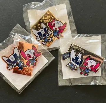 도쿄 2020 올림픽 필드 캐스트 핀 배지 3개