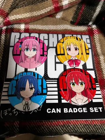 봇치 더 록 캔뱃지 4개 세트