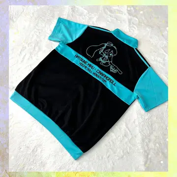 한정판 완판템 하츠네 미쿠 시나모롤 콜라보 저지 반팔 3L 빅 사이즈