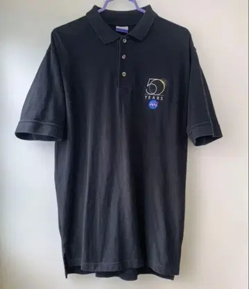 NASA 50주년 블랙 피케 셔츠 50주년 기념