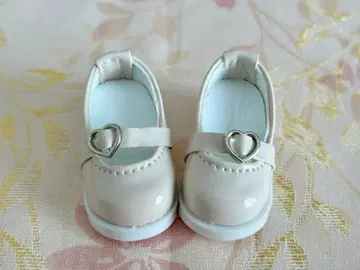 인형 신발 하트 버클 스트랩 슈즈 베이지 tinyfox 사이즈