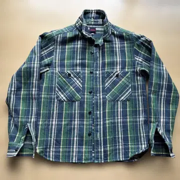 풀카운트 플란넬 셔츠 턱 스트랩 38