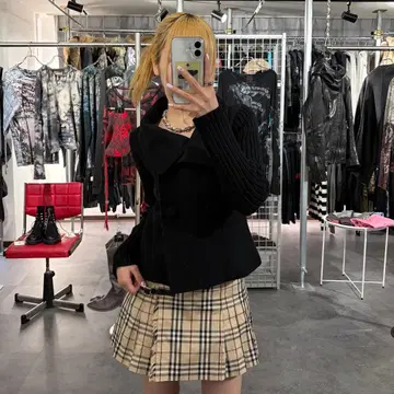 ANTEPRIMA 숏코트 하이넥 더블 p코트