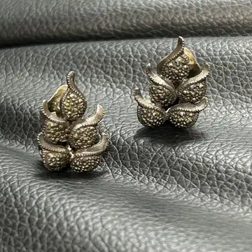 반돔 아오야마 마카사이트 귀찌 실버