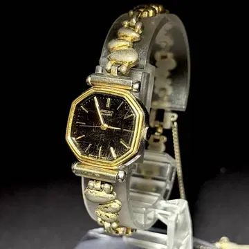 빈티지 세이코 스퀘어 쿼츠 여성용 손목시계 드레스 워치