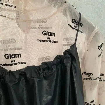 PD46 인조 가죽 슬립 드레스