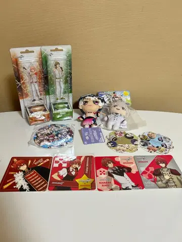 아이들리시 세븐 아크릴 스탠드 봉제 인형 모음