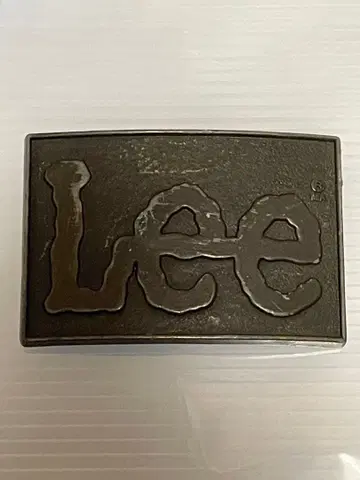 [ 빈티지 ] Lee 로고 금속제 버클 벨트 카우보이