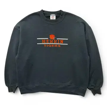 구제 의류 USA제 90S 해린 고등학교 하이스쿨 빈티지 맨투맨 자수