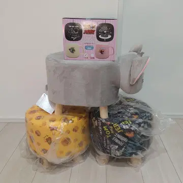 톰과 제리 애니멀 스툴 의자 스툴 머그 & 워머 세트