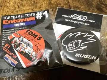 TGR TEAM au TOM'S & MUGEN 캔뱃지 세트 새상품