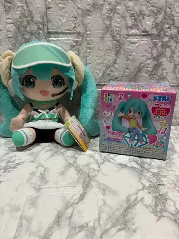 하츠네 미쿠 후와푸치 봉제 인형 Fashion 하츠네 미쿠 미니 피규어