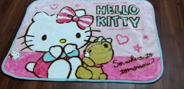 미사용 새상품 산리오 헬로키티 담요 헤이세이 레트로 레어