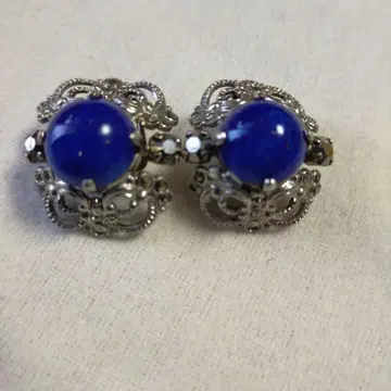 [가격 인하!!] 빈티지풍 라피스라줄리 귀찌