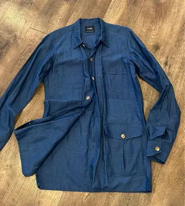 [ 새상품급 ] DRAKES 드레익스 오버 셔츠 자켓