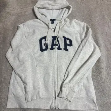 GAP 집업 후드티 화이트