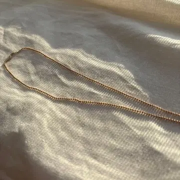 10K 골드 볼 체인 목걸이