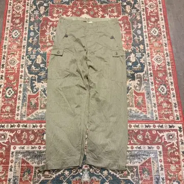 70s 동독군 실물 카고 팬츠 유로 m48 L W88cm