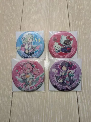 젠레스 존 제로 산리오 캐릭터 캔뱃지 컴플리트 세트!