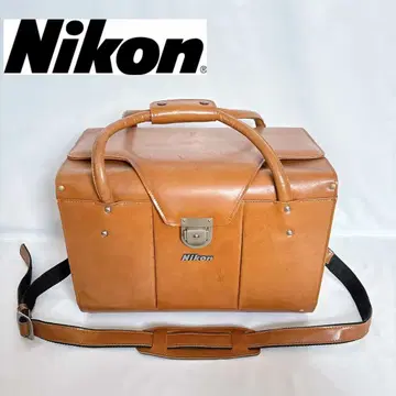 [ 레어 ] Nikon 니콘 가죽 카메라 케이스 카메라백 브라운