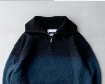 SINNS 그라데이션 지퍼 니트 L