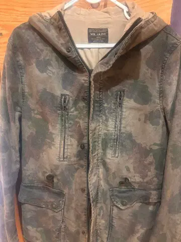 MR.OLIVE 카모플라쥬 마운틴 후드티 L 일본제