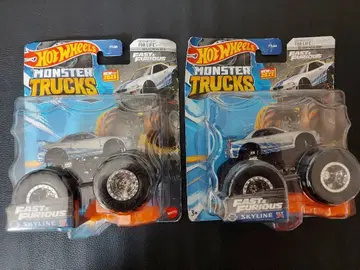 미개봉 새상품 [ 핫휠 몬스터 트럭 와이스피 스카이라인 GT-R ] 2대