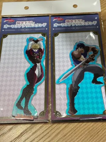 죠죠의 기묘한 모험 오로라 아크릴 스탠드 죠스타 듀오 세트