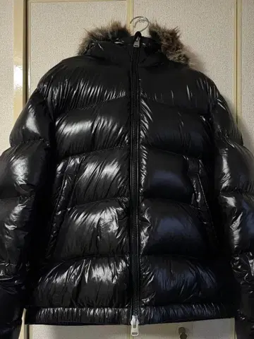 ZARA 블랙 퍼 다운 자켓