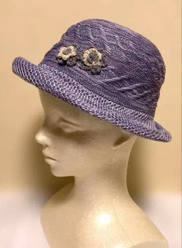 여성용 모자 코사지 봄/여름용