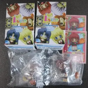 리틀 버스터즈 나츠메 린 푸치리세 피규어 2종 세트